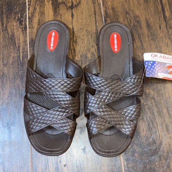 OKABASHI Cross Strap Sandals - Picture 3 of 8